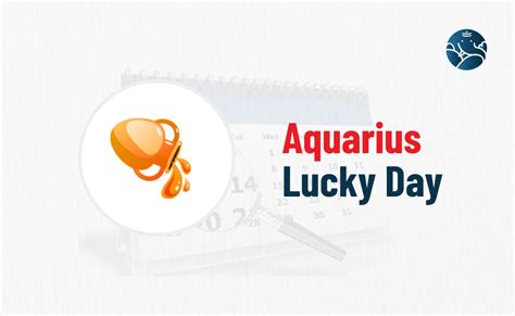 Aquarius Lucky Days, Lucky Hours and Moon Phases .